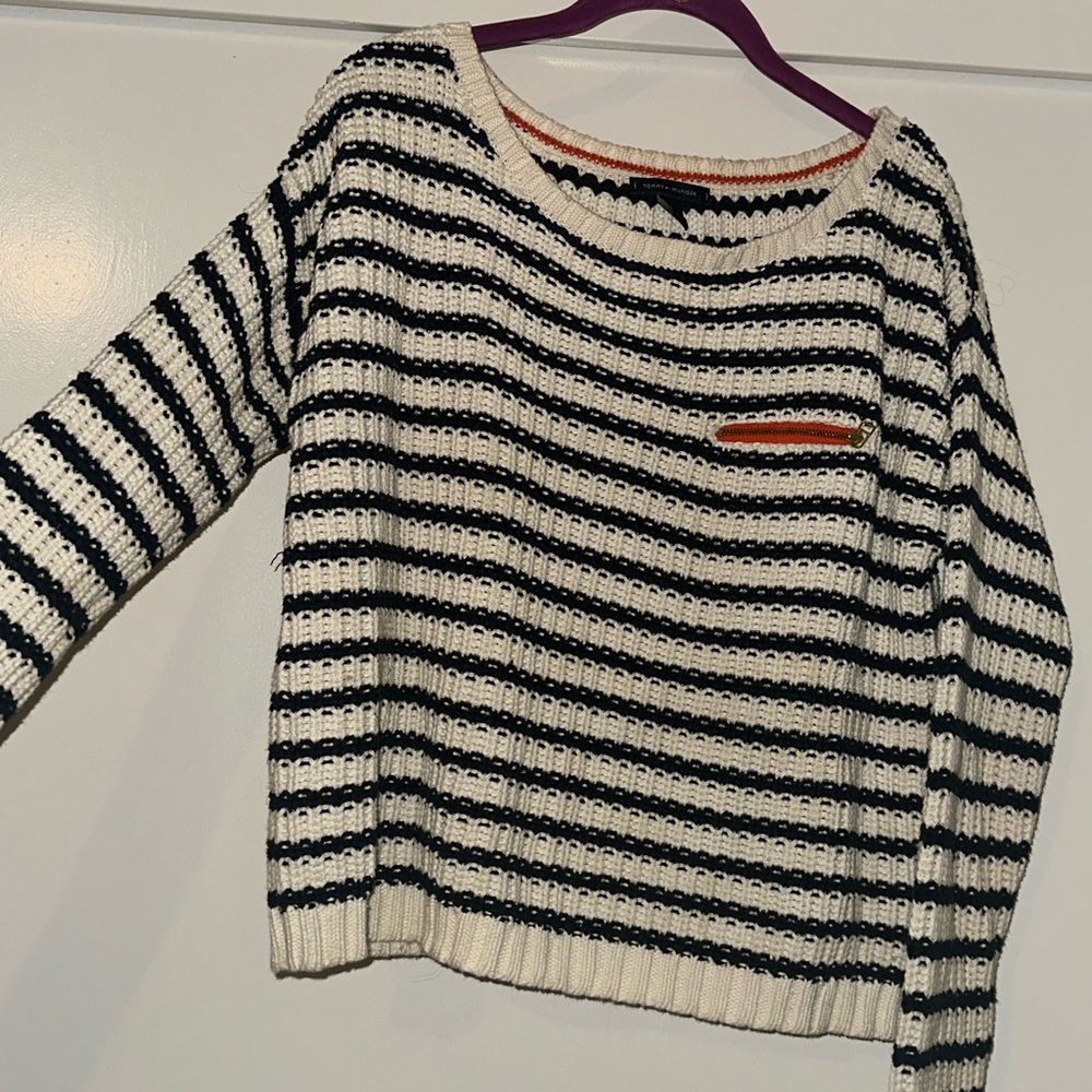 Striped Black and White Sweater